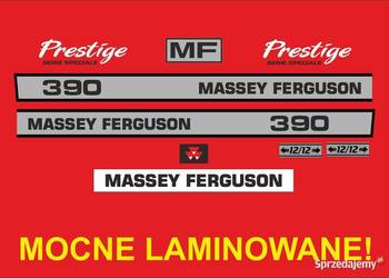 naklejki massey ferguson 390