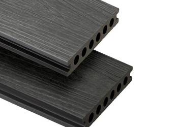 Deska tarasowa kompozytowa BERGDECK W138 Szary/Czarny 2,9m | Imitacja drewn