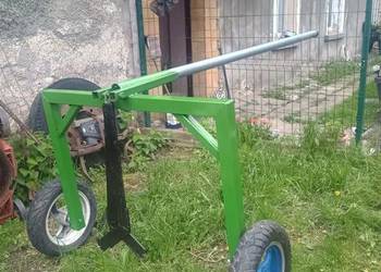 Wózek transportowy do kłód drewna