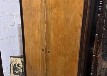 Zabytkowa szafa dwudrzwiowa vintage / retro / art deco – lite drewno i forn