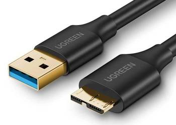 Ugreen kabel US130 USB 3.0-micro USB B 3.0 do dysku zewnętrznego 0,5m 10840