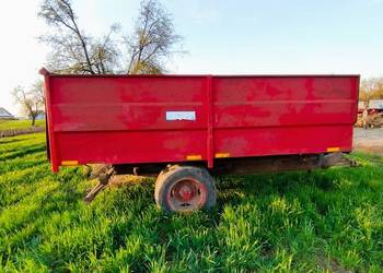 Przyczepa wywrotka jednoosiowa 10 ton