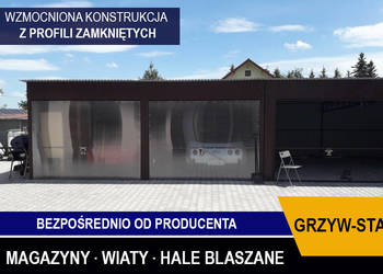Garaż Blaszany Brązowy-Garaże Blaszane -Wiata - GrzywStal A3v6