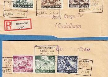 NIEMCY 1943 WEHRMACHT FDC-POCZTA KOLEJOWA - RZADKOŚĆ! Gratis wysyłka!
