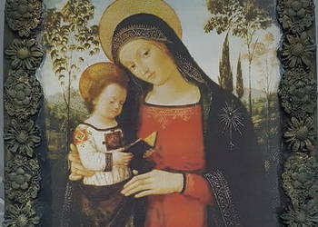 Obraz na desce - 23. Madonna żyjąca Słowem