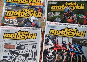 świat motocykli, archiwalne numery , 7 sztuk