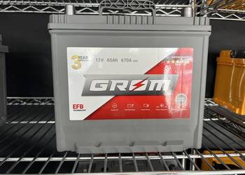 Akumulato EFB JAPAN 12V 65Ah 670A GROM, DARMOWY DOWÓZ
