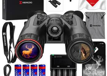 Lornetka Termowizyjna Termowizor Kamera HIKMICRO HABROK 4K HE25LN LRF IR940