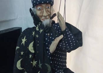 Marionetka Magik z lat 70-tych- rękodzieło