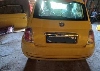 Fiat 500 caly na czesci   zarejestrowany 2008 rok