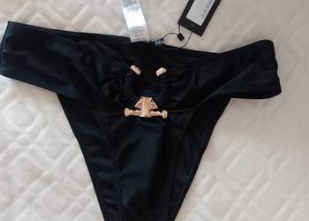 (42/XL) Bogato zdobione majtki plażowe z Londynu, dół bikini, NOWY