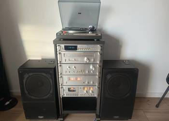 Vintage, wieża Fisher 7000 stan idealny, unikat