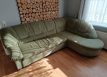 sofa, naroznik z funkcja spania i szuflada