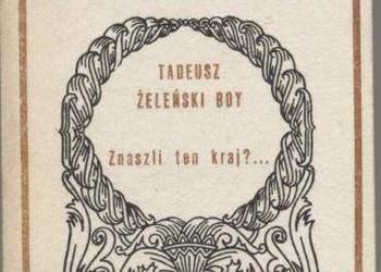 Znaszli ten kraj?...Żeleński Boy