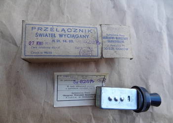 Przełącznik świateł wyciągany 1979 rok Warszawa Nysa Star nowy oryginał