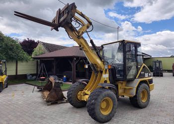 Ładowarka kołowa CAT 906 łyżka krokodyl + widły
