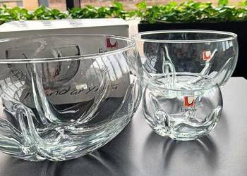 Zestaw 3 szklanych salaterek/owocarek