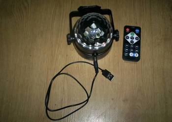 Kula led disco  w rytm muzyki kolorofon