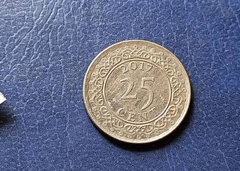 Stare monety 25 cent 2017 Surinam
