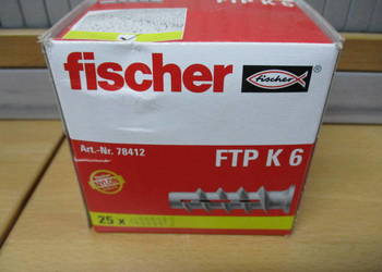 Kołek do gazobetonu fischer FTP K 6 art nr 78412