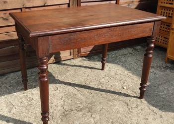 Stół drewniany toczone nogi antyk vintage