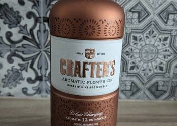 Gin Crafter's 0,7l  - PUSTA - kolekcjonerska - real foto Gin Crafter's 0,7l  - PUSTA - kolekcjonerska - real foto