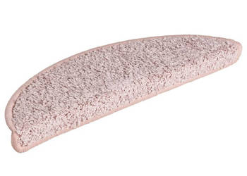 Nakładki na schody 15 szt. jasnoróżowe 56x17x3 cm WM-322376