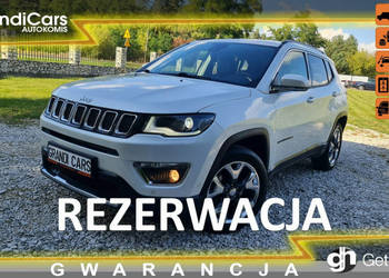 Jeep Compass 1.4T 140KM # LIMITED # Full Opcja # Niski Przebieg # Biała Pe…