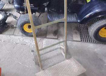Wózek dwukołowy transportowy mocny do kostki krawężników na pełnych kołach
