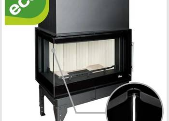 Wkład Kominkowy UNIFLAM 760 EVO LBS z Giętą Lewą Boczna Szybą – Ref. 260-17