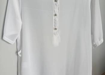 Biała bluzka koszulowa S