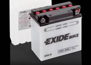 Akumulator motocyklowy EXIDE EB9-B YB9-B 12V 9Ah 100A EN L+