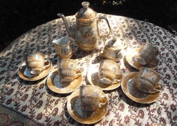 Serwis kawowy Włocławek Porcelana PRL.