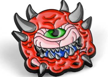 Cacodemon | 4 cm | Metal | Przypinka | Doom