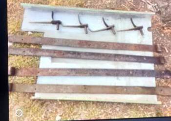 Komplet zawiasów + haki 4 sztuki dł. 120 cm