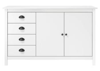 vidaXL Komoda Hill, biała, 130x40x80 cm(SKU:288932)