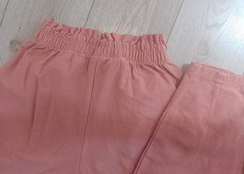 Spodnie ZARA pomarańczowe 164
