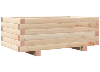 Donica ogrodowa 70x40x265 cm lite drewno sosnowe WM-847328