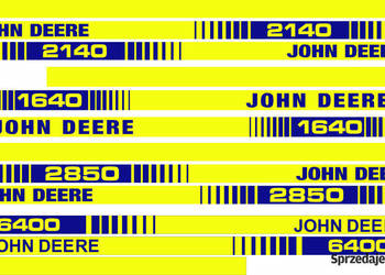 naklejki john deere 2140 1640 2850 6400
