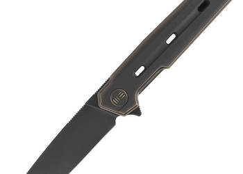 Nóż składany WE Knife Navo Bronze / Black Titanium, Black Stonewashed CPM…