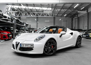 Alfa Romeo 4C SPIDER. Krajowa. 1 właściciel. Faktura VAT. Idealny stan.