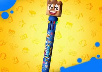 DŁUGOPIS WIELOKOLOROWY - AŻ 10 KOLORÓW 3D GŁOWA WOJANA WOJANEK ŚWIAT