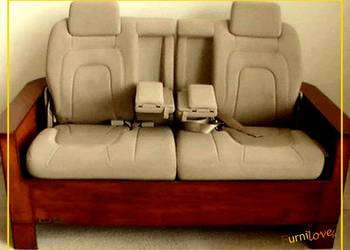 Sofa nierozkładana z czterema podłokietnikami