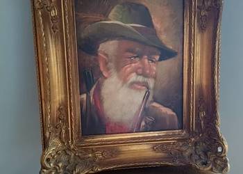 Obraz na płótnie "Myśliwy z fajką"