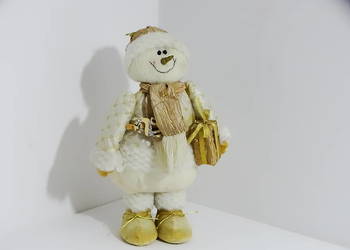 Bałwanek dekoracyjny – świąteczny dekoracja świąteczna w stylu rustykalnym