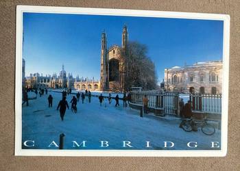 CAMBRIDGE - WIDOK NA ULICĘ I ZABUDOWANIA UNIWERSYTETU