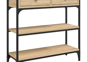 vidaXL Stolik konsolowy, dąb sonoma, 72,5x25x75 cm(SKU:834186)