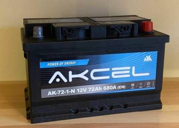 Akumulator Akcel Varta 72Ah 680A Dowóz Montaż Sosnowiec