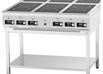 Kuchnia indukcyjna 6-polowa 21 kW