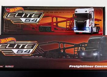 Hot Wheels Elite 64 Freightlinr Cascadia+ Elite 64 Scania /nowe  ri.plomby